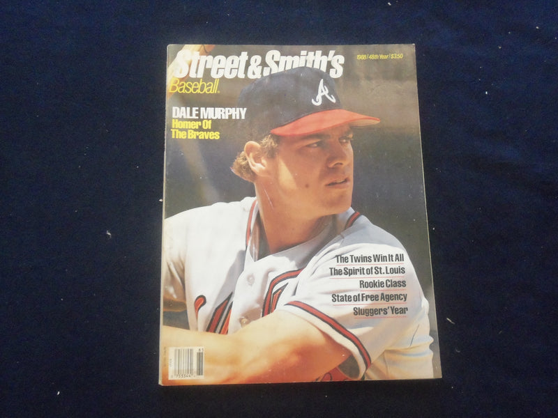 1988 STREET AND SMITH'S BASEBALL MAGAZINE - DALE MURPHY COVER - SP 1523M