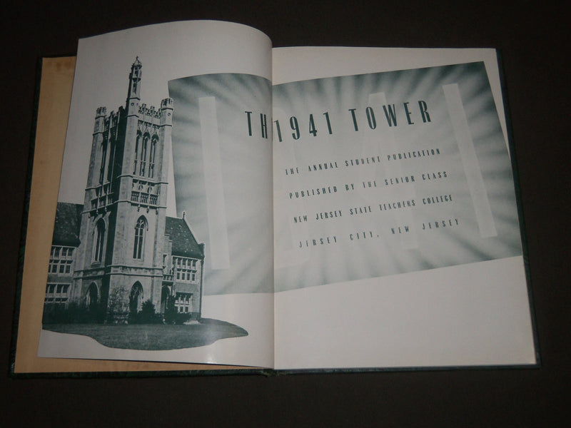 1941 THE TOWER NEW JERSEY STATE TEACHERS COLLEGE YEARBOOK - NICE PHOTOS- YB 1188