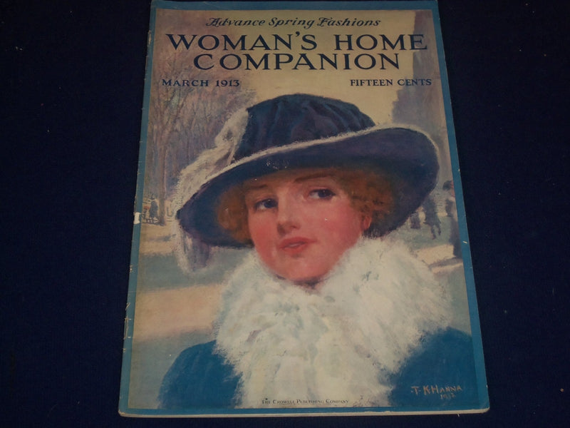 1913 MAR WOMAN'S HOME COMPANION MAGAZINE - JESSIE WILCOX SMITH - ADS - SP 3044