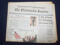 1997 JAN 23 PHILADELPHIA INQUIRER- 2 GET PRISON FOR DUMPING TIRES I-95 - NP 7162