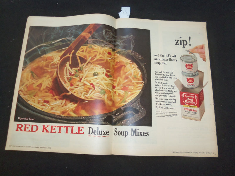 1963 DEC 8 MILWAUKEE PICTURE JOURNAL SECTION - READY FOR CHRISTMAS - NP 8067