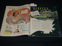 1939 AUGUST LADIES HOME JOURNAL MAGAZINE - NICE COVER - REBECCA - F 334