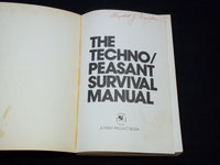 1980 THE TECHNO/PEASANT SURVIVAL MANUAL SOFTCOVER BOOK - KD 7632