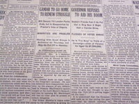 1931 NOV 10 NEW YORK TIMES - GANDHI TO GO HOME TO RENEW STRUGGLE - NT 2192