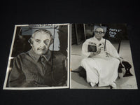 CEDRIC HARDWICKE PRESS PHOTOS LOT OF 2 - 8x10 - #58