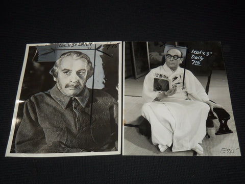 CEDRIC HARDWICKE PRESS PHOTOS LOT OF 2 - 8x10 - #58