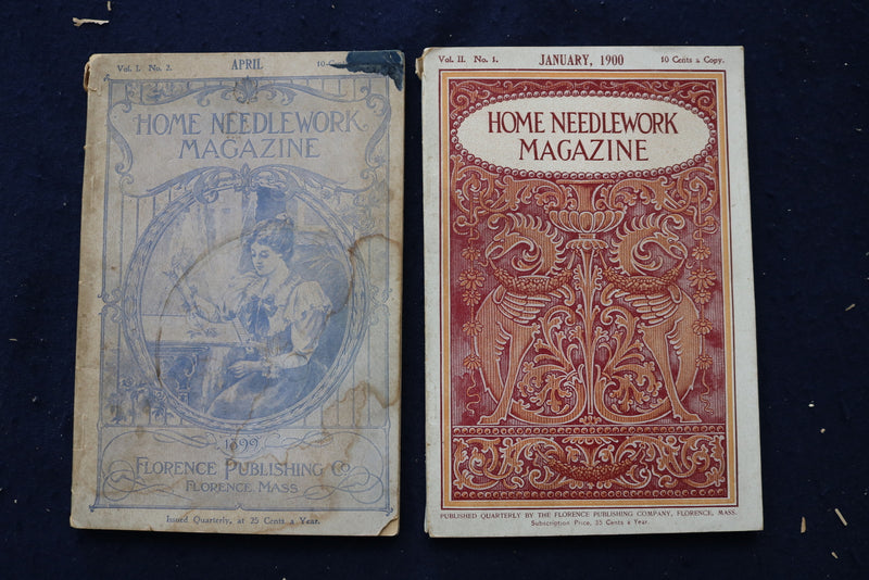 1899-1916 HOME NEEDLEWORK MAGAZINE - LOT OF 10 - O 3409