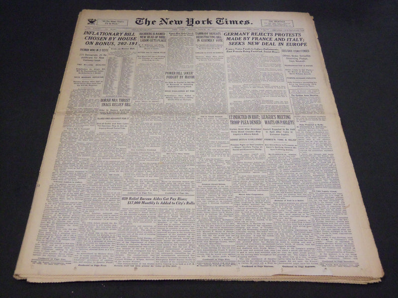 1935 MARCH 22 NEW YORK TIMES - TAMMANY DEFEATS REDISTRICTING BILL - NT 4920