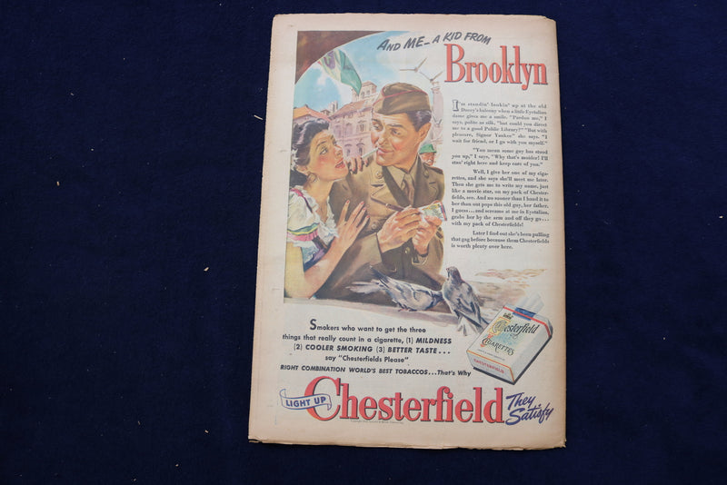 1944 NOV 5 AMERICAN WEEKLY MAGAZINE - ICELAND - GLOBAL GLAMOUR COVER - E 22619
