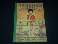 1957 ABRAHAM LINCOLN BOOK BY INGRI & EDGAR PARIN D'AULAIRE - R 275G