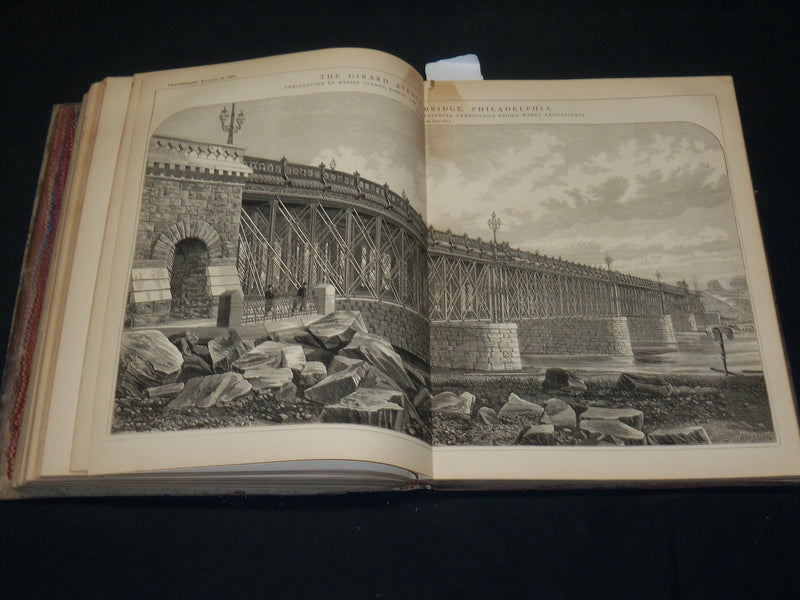 1845 JULY-DEC ENGINEERING JOURNAL BOUND VOLUME - CENTENNIAL EXPOSITION - KD 5935