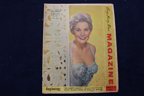 1956 SEPTEMBER 16 CHICAGO TRIBUNE MAGAZINE - KIM NOVAK COVER - E 22211