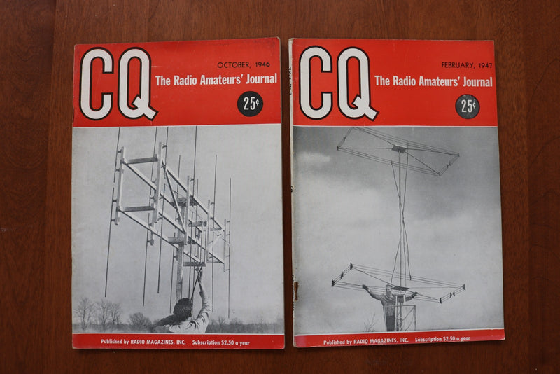 1946-1951 CQ THE RADIO AMATEURS' JOURNAL - LOT OF 11 - O 3904