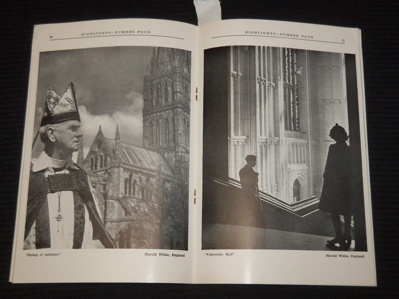 1945 HIGHLIGHTS OF PHOTOGRAPHIC ART MAGAZINE LOT OF 2 ISSUES - K 633