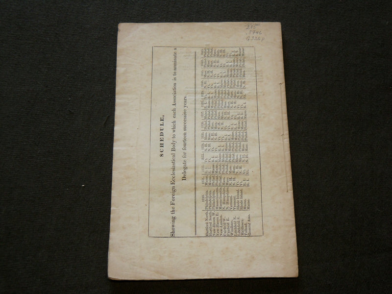1833 PROCEEDINGS OF THE GENERAL ASSOCIATION OF CONNECTICUT - HARTFORD - J 6173