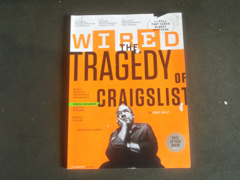 2009 SEPTEMBER WIRED MAGAZINE - THE TRAGEDY OF CRAIGSLIST COVER - B 5341F