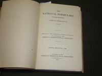1926-1946 THE NATIONAL FORMULARY BOUND VOLUME LOT OF 4 - KD 5676A
