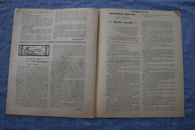 1911 JANUARY 6 LES HOMMES DU JOUR MAGAZINE - MOUNET-SULLY - FRENCH - NP 8643