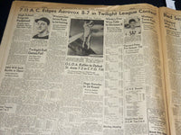 1942 JUNE 3 NEW BEDFORD STANDARD TIMES NEWSPAPER- JAPS BOMB ALASKA BASE- NT 8906
