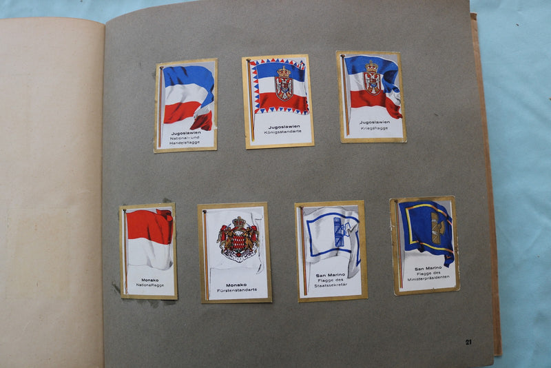 1900'S GERMAN STAMP ALBUMS - LOT OF 3 - SOFTCOVER BOOKS - KD 9623