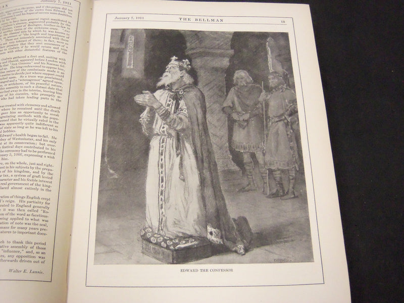 1911 THE BELLMAN MAGAZINE BOUND VOLUME LOT OF 2 COMPLETE YEAR - PHOTOS - R 413