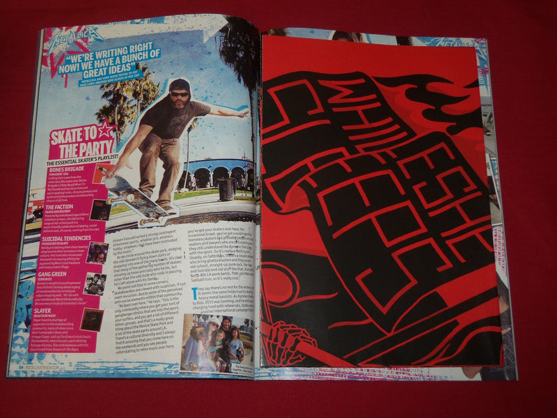 2015 FEBRUARY METAL HAMMER MAGAZINE ISSUE NO. 266 - LAMB OF GOD COVER - RC 358