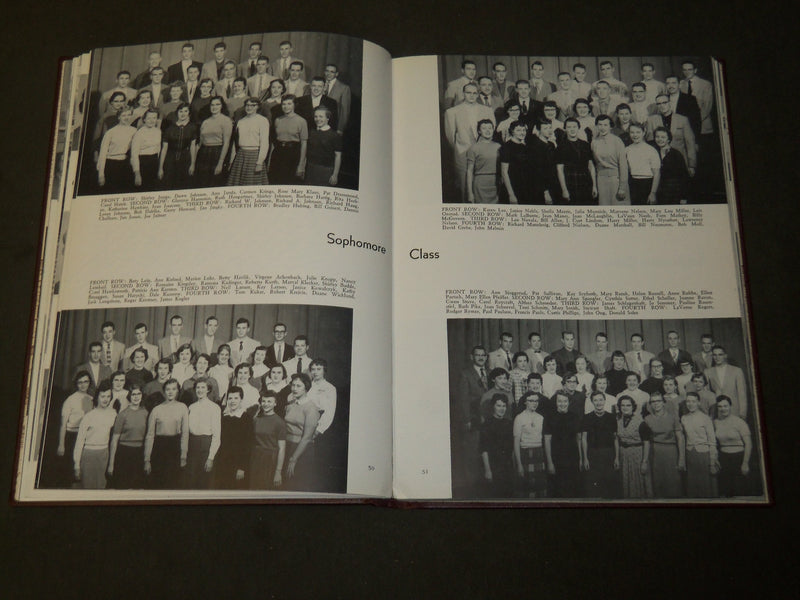 1956 THE TOWER STOUTE STATE COLLEGE YEARBOOK - MENOMONIE WISCONSIN - YB 1581