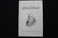 1895 OCTOBER 10 THE CONGREGATIONALIST MAGAZINE - REV. M. E. STRIEBY - K 2339