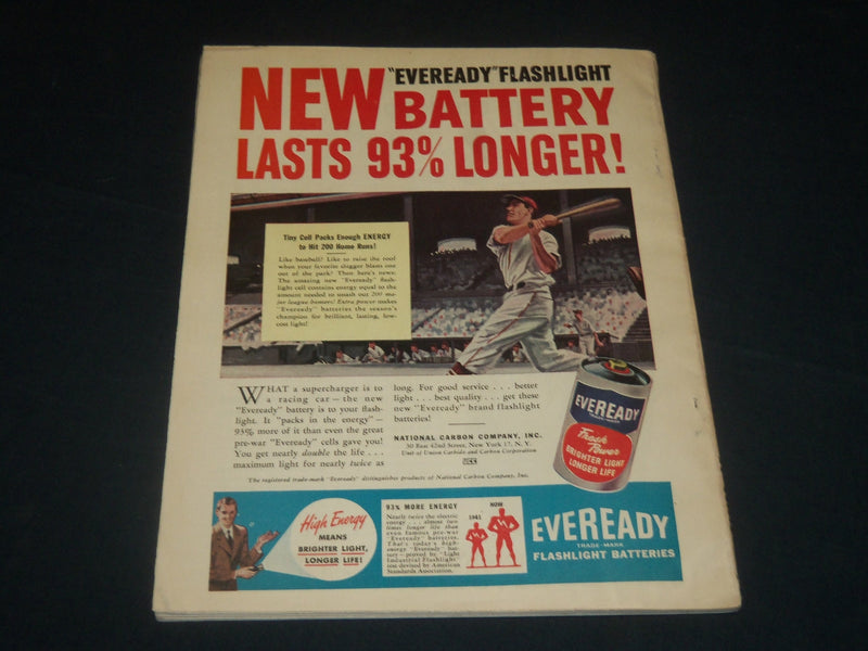 1947 MAY SPORT MAGAZINE - HORSE RACING ROUND UP COVER - GREAT PHOTOS - B 6785