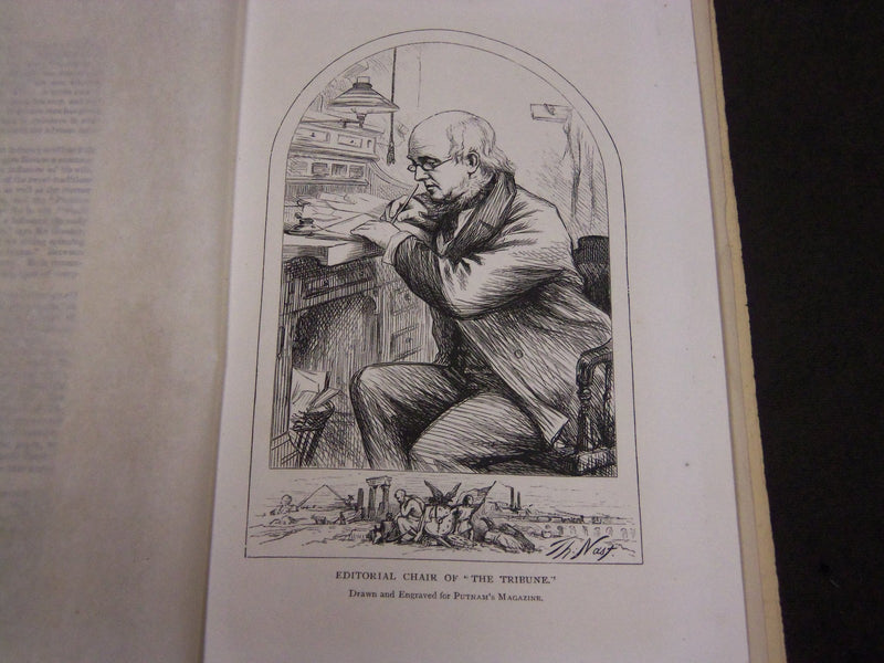 1868 PUTNAM'S MONTHLY MAGAZINE LOT OF 12 - VOLUME 1 - THOMAS NAST - WR 548
