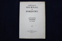1932-1933 JOURNAL OF FORESTRY MAGAZINE - LOT OF 4 + 1931 SUPP/INDEX - O 3428