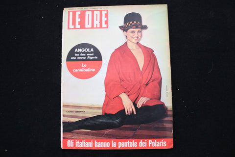 1963 FEBRUARY 14 LE ORE MAGAZINE - CLAUDIA CARDINALE COVER - E 25896