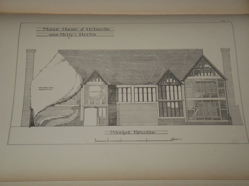 1887 PUGIN STUDENTSHIP DRAWINGS VOLUME #43 OF 200 - G. WASHINGTON BROWNE - Z 285