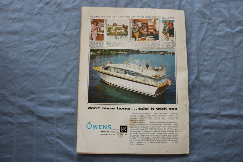 1965 FEBRUARY YACHTING MAGAZINE - CRUISING AND RACING COVER - E 9471