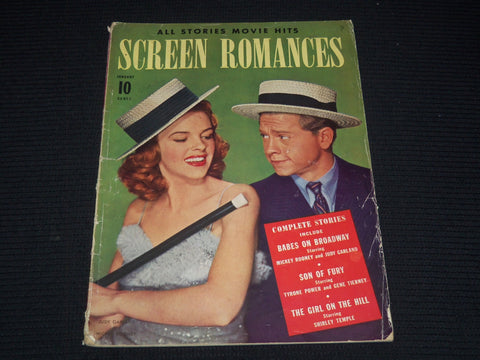 1949 JANUARY SCREEN ROMANCES MAGAZINE - JUDY GARLAND & MICKEY ROONEY - E 16325