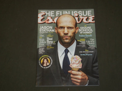 2015 JUNE/JULY ESQUIRE MAGAZINE - JASON STATHAM COVER - B 2015