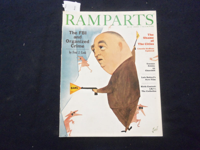 1965 MAY RAMPARTS MAGAZINE - J. EDGAR HOOVER COVER - SP 5540E