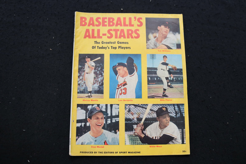 1956 BASEBALL'S ALL-STARS MAGAZINE - WILLIAMS AND OTHERS COVER - B 3455C