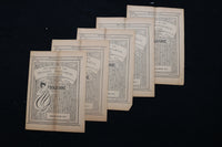 1901 HOWARD ATHENAEUM PROGRAMS - LOT OF 5 - BOSTON, MASSACHUSETTS - K 2275