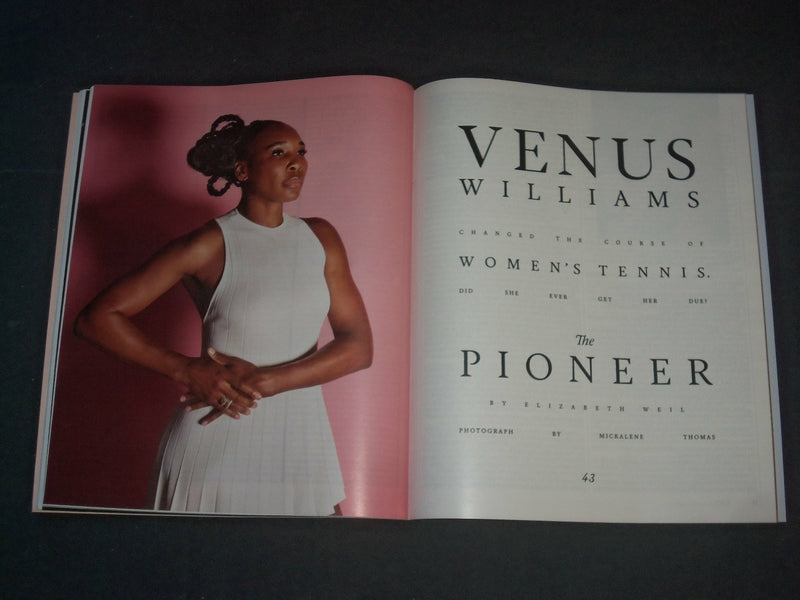 2019 AUGUST 25 THE NEW YORK TIMES MAGAZINE - VENUS WILLIAMS COVER - B 6391