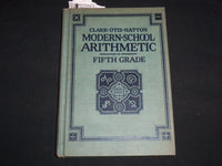 1929 MODERN SCHOOL ARITHMETIC VOLUME - FIFTH GRADE - KD 4814J