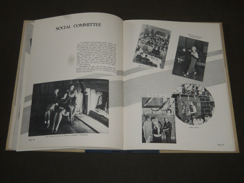 1946 MEMORABILIA NEW JERSEY STATE TEACHERS COLLEGE YEARBOOK - NEWARK NJ- YB 1011