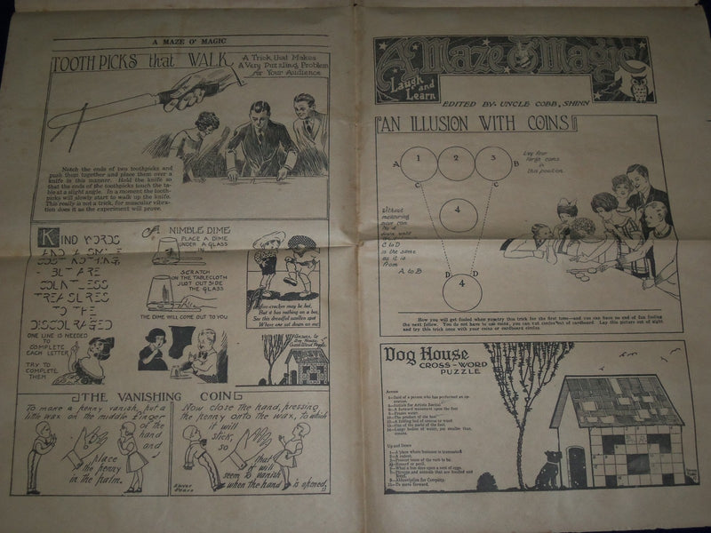 1925 APRIL 26 HOUSTON POST-DISPATCH SECTION - NERO'S INFAMOUS BATHS - NP 972Q