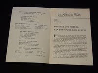 1952 DECEMBER THE AMERICAN WRITER MAGAZINE - VOLUME 1 NO. 3 - J 8001