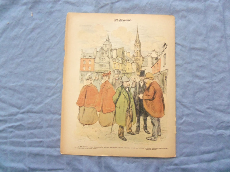 1903 MAY 2 LE SOURIRE MAGAZINE - ILLUSTRATED COMEDY - FRENCH TEXT - SP 4865M