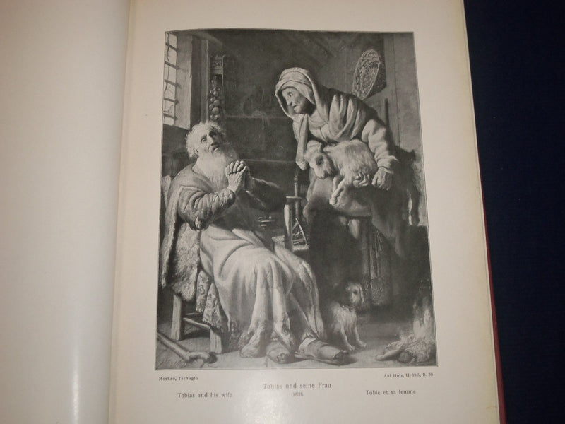 1921 REMBRANDT WIEDERGEFUNDENE GEMALDE VOLUME BY WILHELM VALENTINER - KD 1172