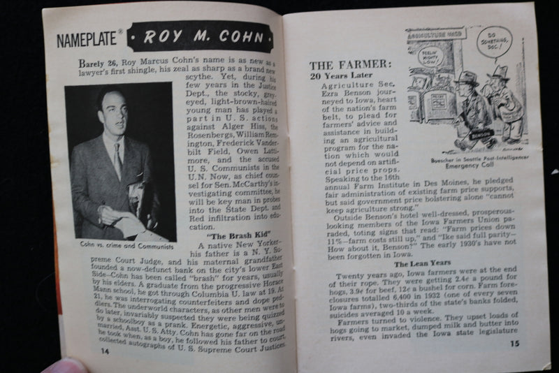 1953 MARCH 2 QUICK DIGEST MAGAZINE - TERRY MOORE COVER - K 2420