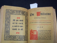 1901 JUNE-NOVEMBER THE PHILISTINE MAGAZINE VOLUME NO. XIII - KD 7672