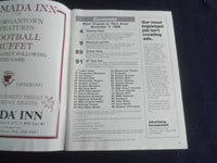 1986 NOV 1 FOOTBALL PROGRAM - WEST VIRGINIA UNIV VS PENN STATE UNIV - SP 4686U