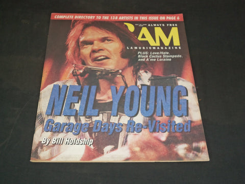 1990 OCTOBER 19 BAM MAGAZINE ISSUE NO. 344 - NEIL YOUNG COVER - SP 2958